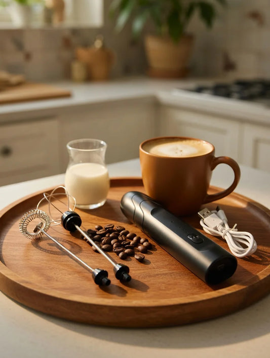 USB Rechargeable Electric Milk Frother