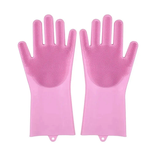 Multi-Purpose Silicone Scrubber Gloves