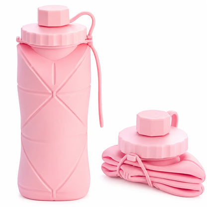 Space-Saving Silicone Water Bottle for Travel & Gym
