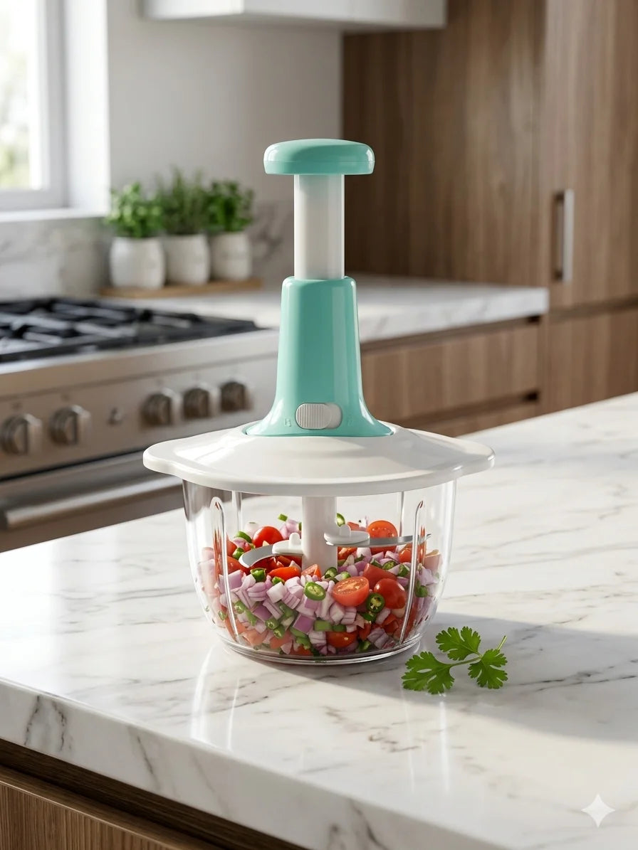Premium Hand Push Vegetable Chopper