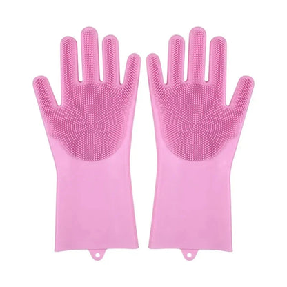 Multi-Purpose Silicone Scrubber Gloves