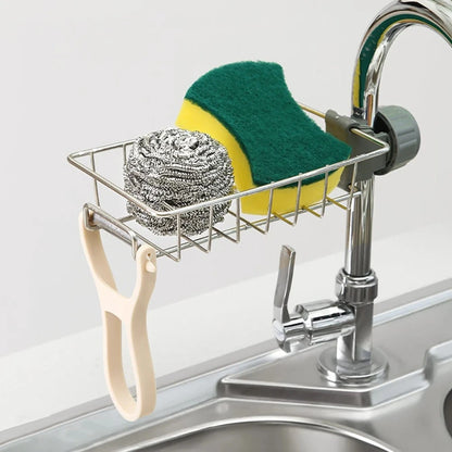 Premium Adjustable Stainless Steel Kitchen Sink Organizer