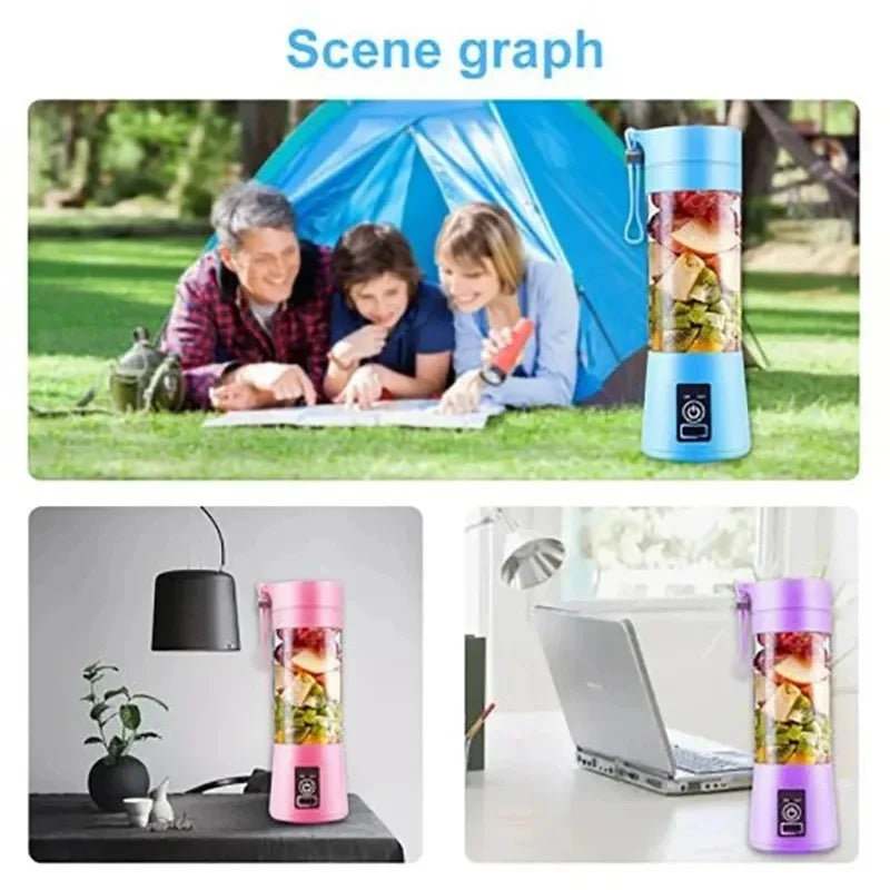 Portable Electric Blender Bottle – Fresh Juice & Protein Shake Maker