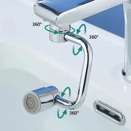 360° Rotating Faucet Aerator with Dual Water Modes