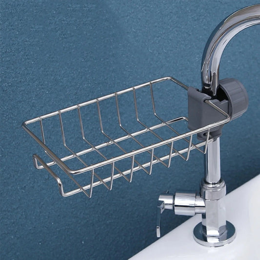 Premium Adjustable Stainless Steel Kitchen Sink Organizer