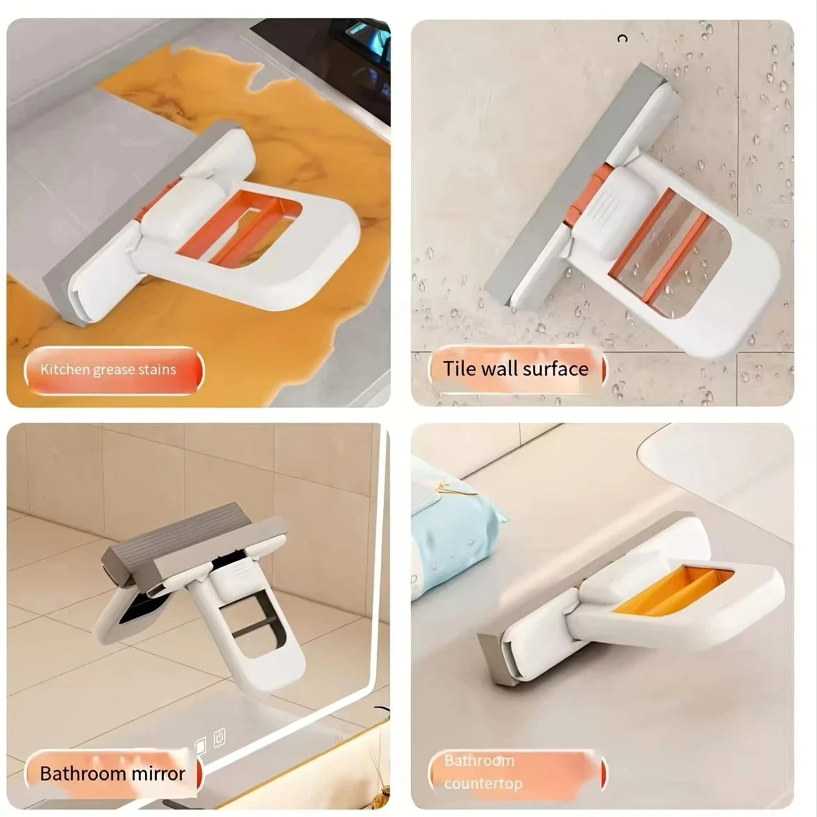 Silicone Floor Water Wiper for Bathroom & Kitchen
