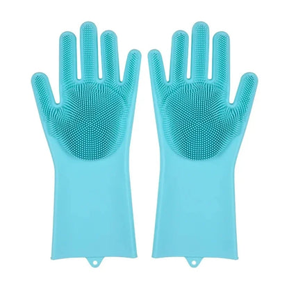 Multi-Purpose Silicone Scrubber Gloves