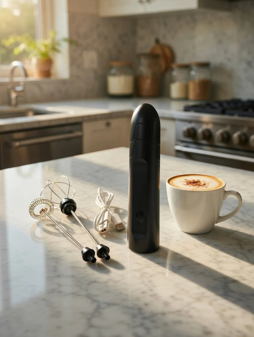 USB Rechargeable Electric Milk Frother
